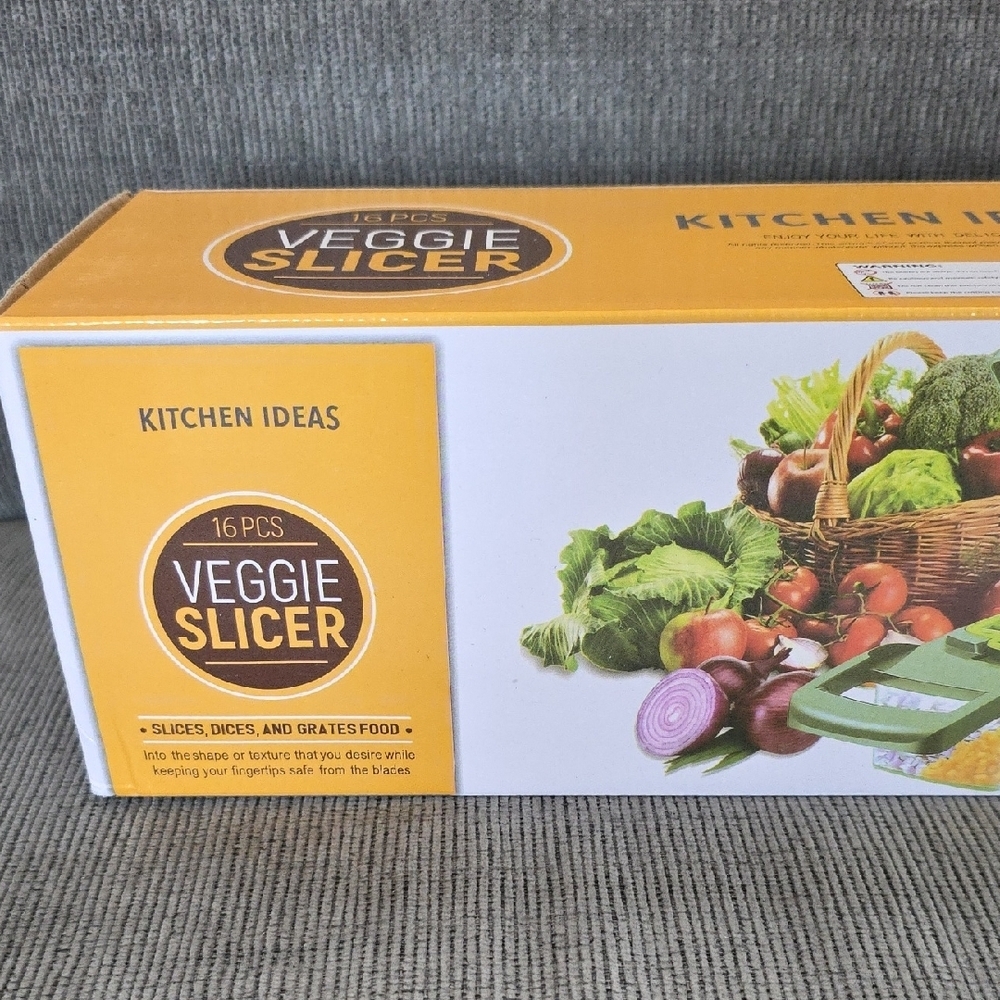 Kitchen Ideas 16 Pcs Veggie Slicer - Picture 2 of 12